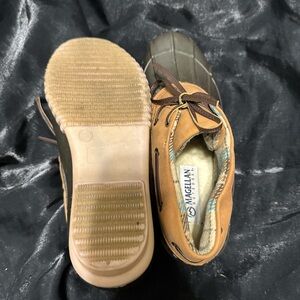 Magellan Outdoors Tan and Brown Ankle Boots